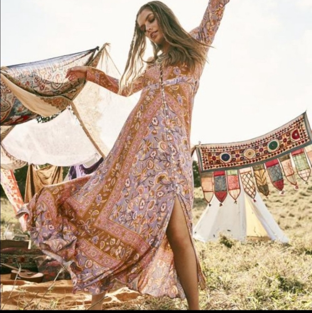 NWOT vintage Spell and the gypsy Lolita Gown FIRM - Picture 2 of 8